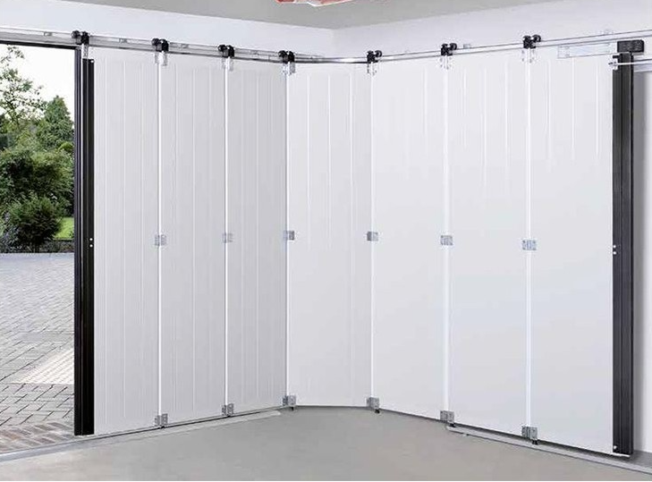 PORTE DE GARAGE SECTIONNELLE LATERAL